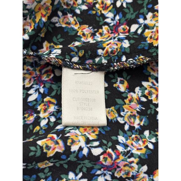 Max Studio Floral Print Ruffle Peplum Top - Picture 6 of 7